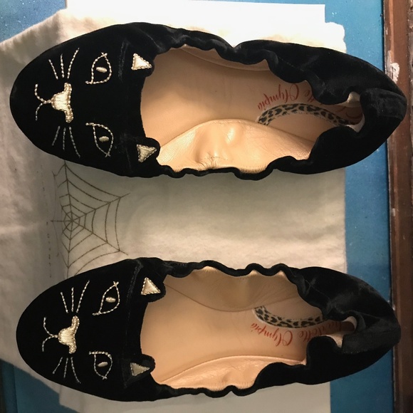 charlotte olympia kitty ballerina flats